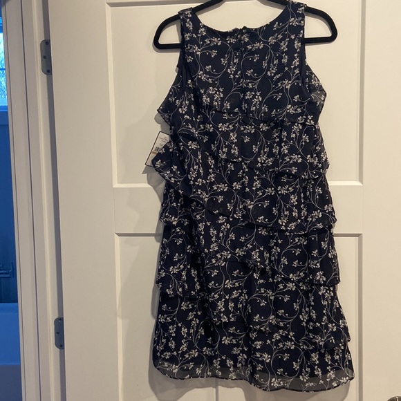Jessica Howard Petite floral chiffon dress 12 Petite NWT - Picture 14 of 17